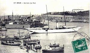 205- ORAN - Un coin du port